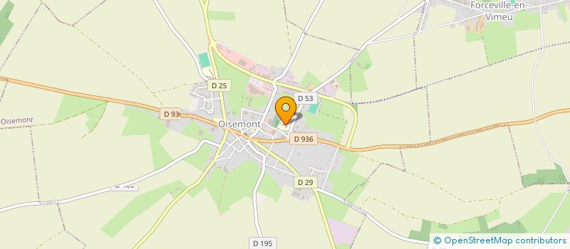 localisation de l'entreprise ASS SPORTIVE DU COLLEGE CHARLES BIGNON DE OISEMONT  OISEMONT