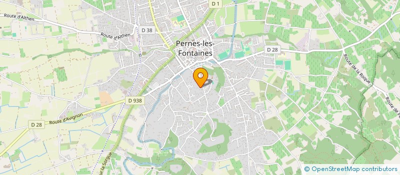 localisation de l'entreprise ASS SPORTIVE DU COLLEGE CHARLES DOCHE  PERNES-LES-FONTAINES