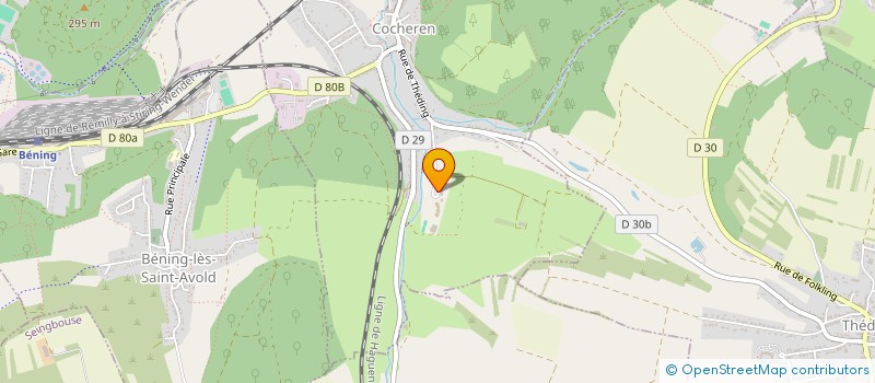 localisation de l'entreprise ASS SPORTIVE DU COLLEGE DE COCHEREN  COCHEREN