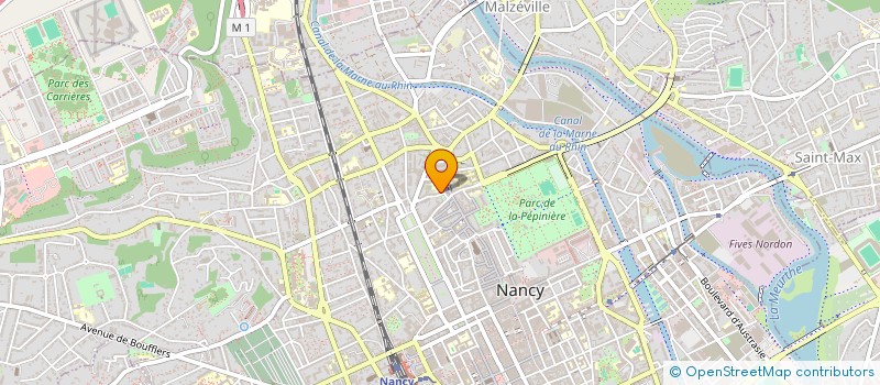 localisation de l'entreprise ASS SPORTIVE DU COLLEGE DE LA CRAFFE à NANCY