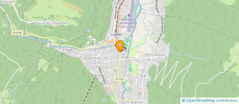 localisation de l'entreprise ASS SPORTIVE DU COLLEGE DE LUCHON  BAGNERES-DE-LUCHON