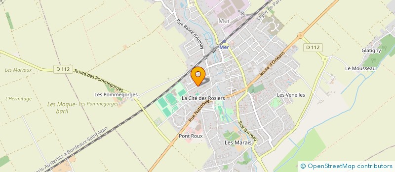 localisation de l'entreprise ASS SPORTIVE DU COLLEGE DE MER  MER