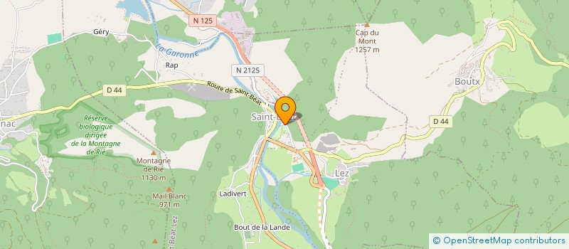 localisation de l'entreprise ASS SPORTIVE DU COLLEGE DE SAINT BEAT  SAINT-BEAT-LEZ