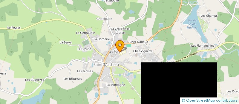 localisation de l'entreprise ASS SPORTIVE DU COLLEGE DU PARC  SAINT-MATHIEU