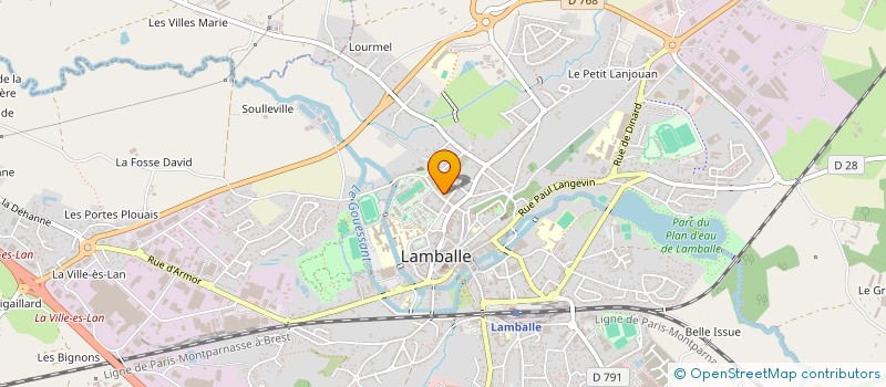 localisation de l'entreprise ASS SPORTIVE DU COLLEGE GUSTAVE TERY DE LAMBALLE à LAMBALLE-ARMOR