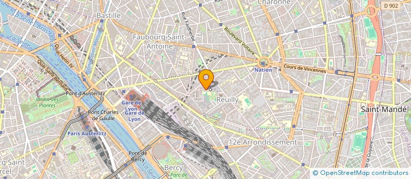 localisation de l'entreprise ASS SPORTIVE DU COLLEGE GUY FLAVIEN  PARIS