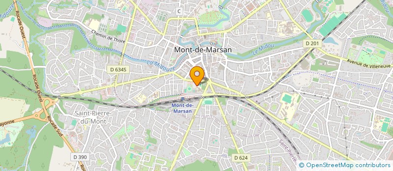 localisation de l'entreprise ASS SPORTIVE DU COLLEGE J ROSTAND à MONT-DE-MARSAN