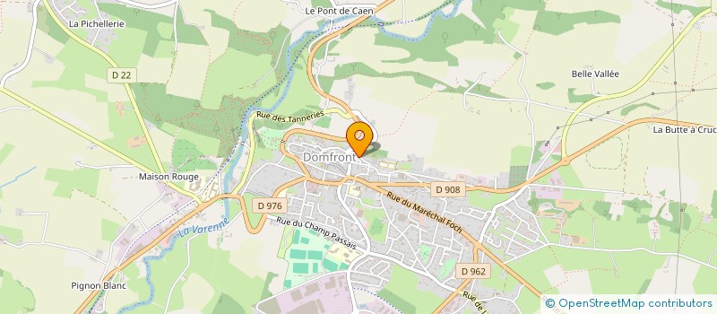 localisation de l'entreprise ASS SPORTIVE DU COLLEGE LYCEE DE DOMFRONT à DOMFRONT-EN-POIRAIE