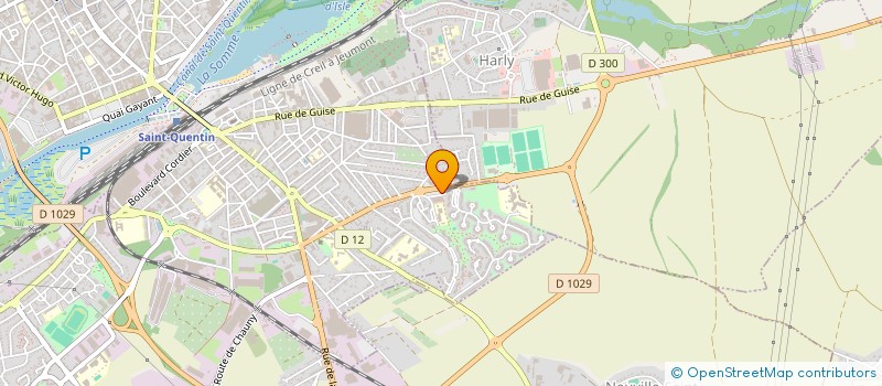 localisation de l'entreprise ASS SPORTIVE DU COLLEGE MARTHE LEFEVRE  SAINT-QUENTIN