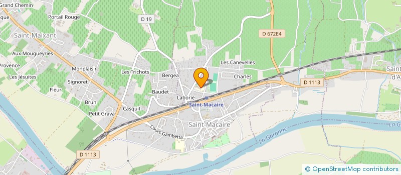 localisation de l'entreprise ASS SPORTIVE DU COLLEGE PIAN SUR GARONNE  LE PIAN-SUR-GARONNE