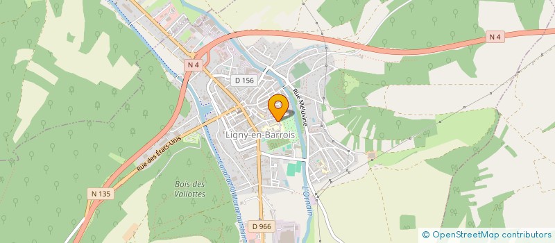 localisation de l'entreprise ASS SPORTIVE DU COLLEGE R. AUBRY à LIGNY-EN-BARROIS