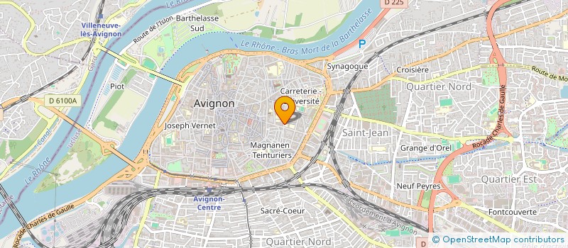 localisation de l'entreprise ASS SPORTIVE DU COLLEGE VIALA  AVIGNON