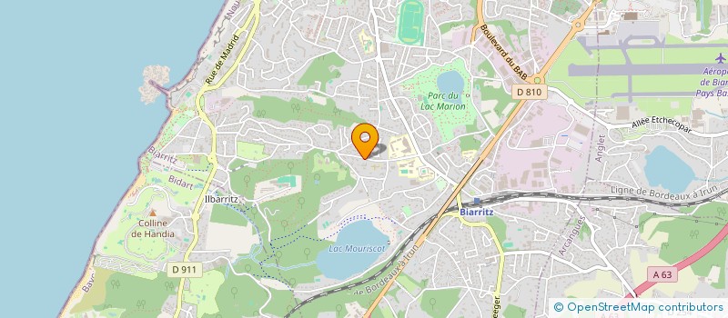 localisation de l'entreprise ASS SPORTIVE DU COLLEGE VILLA FAL DE BIARRITZ à BIARRITZ
