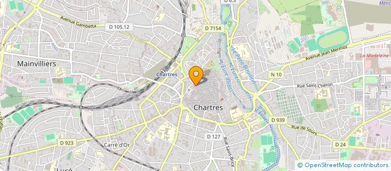 localisation de l'entreprise ASS SPORTIVE DU COURS COMPLEMENTAIRE à CHARTRES