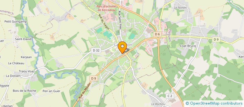 localisation de l'entreprise ASS SPORTIVE DU GOLF DE COATGUELEN  PLEHEDEL