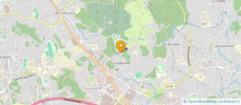 localisation de l'entreprise ASS SPORTIVE DU GOLF DE LA SALETTE à MARSEILLE