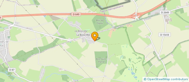 localisation de l'entreprise ASS SPORTIVE DU GOLF DE MORMAL à PREUX-AU-SART
