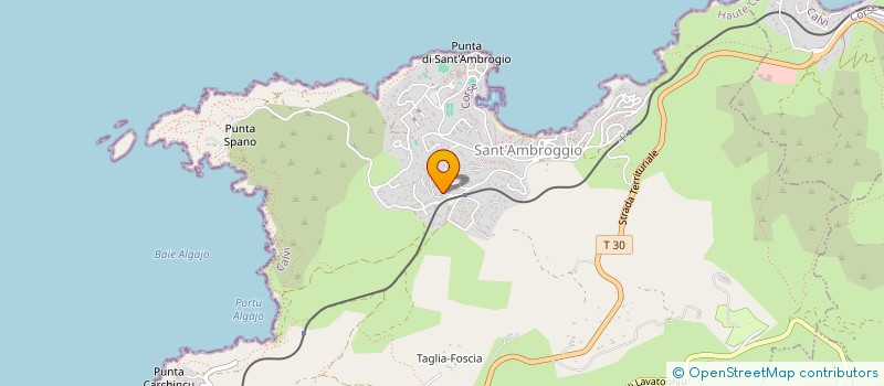 localisation de l'entreprise ASS SPORTIVE DU GOLF DE SPANO à LUMIO
