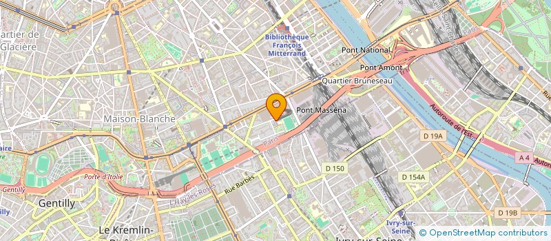 localisation de l'entreprise ASS SPORTIVE DU L.P.-N.L. VAUQUELIN  PARIS