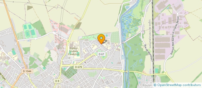 localisation de l'entreprise ASS SPORTIVE DU LEP DE L'AMEUBLEMENT  SAINT-QUENTIN