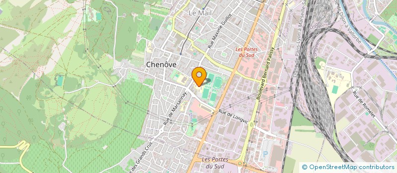 localisation de l'entreprise ASS SPORTIVE DU LP. A. ANTOINE à CHENOVE