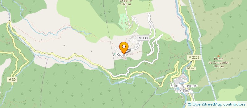 localisation de l'entreprise ASS SPORTIVE DU LYC DE VALDEBLORE  VALDEBLORE