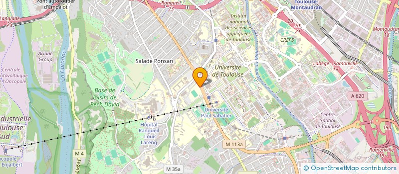 localisation de l'entreprise ASS SPORTIVE DU LYCEE BELLEVUE à TOULOUSE