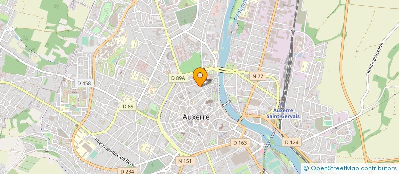 localisation de l'entreprise ASS SPORTIVE DU LYCEE D'ETAT MIXTE JACQUES AMYOT  AUXERRE