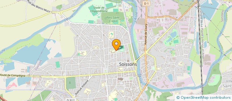 localisation de l'entreprise ASS SPORTIVE DU LYCEE GERARD DE NERVAL à SOISSONS