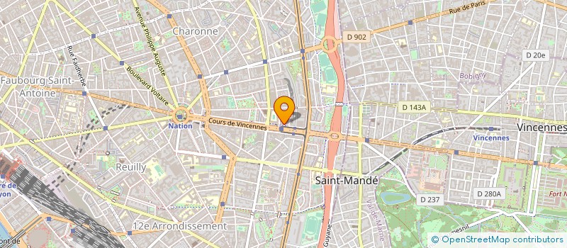 localisation de l'entreprise ASS SPORTIVE DU LYCEE MAURICE RAVEL  PARIS