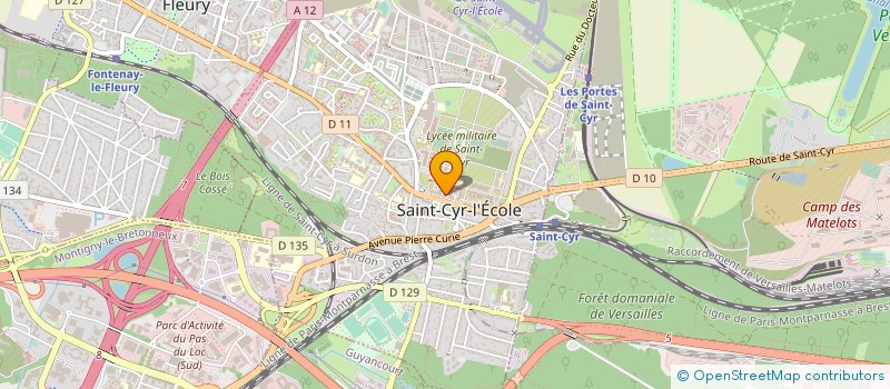 localisation de l'entreprise ASS SPORTIVE DU LYCEE MILITAIRE DE ST CYR à SAINT-CYR-L'ECOLE
