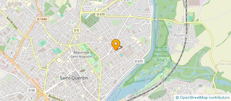 localisation de l'entreprise ASS SPORTIVE DU LYCEE PIERRE DE LA RAMEE à SAINT-QUENTIN