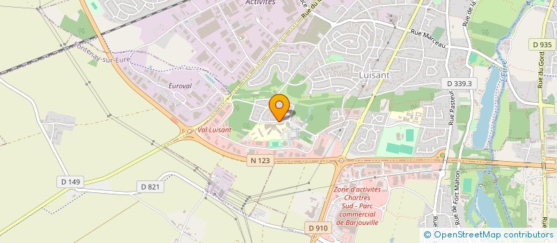 localisation de l'entreprise ASS SPORTIVE DU LYCEE POLYVALENT DE LUISANT à LUISANT