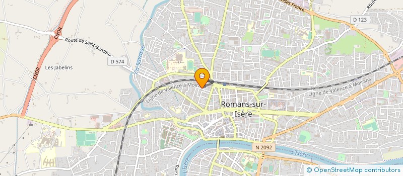 localisation de l'entreprise ASS SPORTIVE DU LYCEE PROFESSIONNEL BOUVET A ROMANS à ROMANS-SUR-ISERE