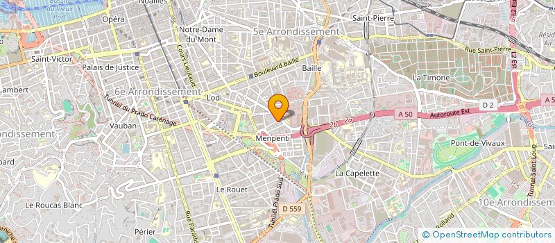 localisation de l'entreprise ASS SPORTIVE DU MIDI à MARSEILLE