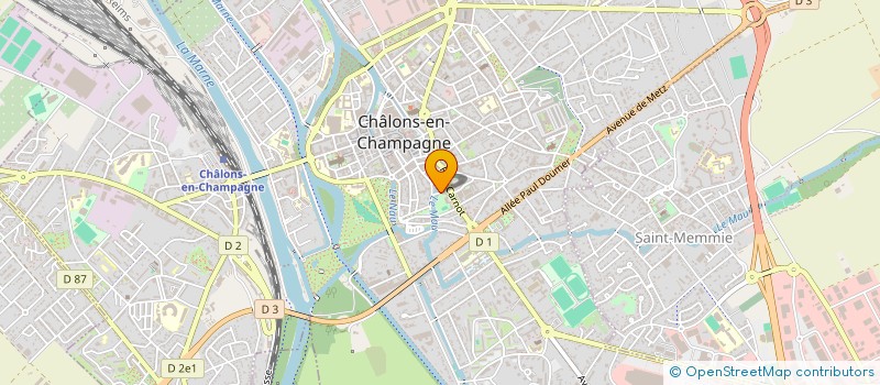 localisation de l'entreprise ASS SPORTIVE DU PERSONNEL CONSEIL GAL MARNE  CHALONS-EN-CHAMPAGNE