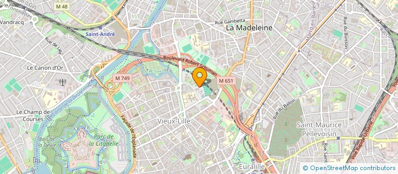 localisation de l'entreprise ASS SPORTIVE DU VIEUX LILLE à LILLE