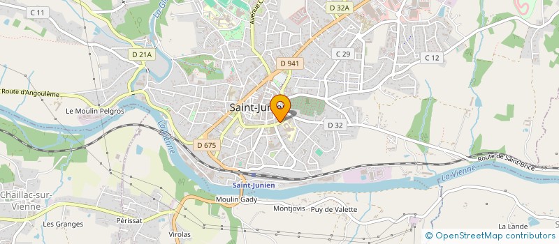 localisation de l'entreprise ASS SPORTIVE ECOLE BOXE FERNAND VIANEY à SAINT-JUNIEN