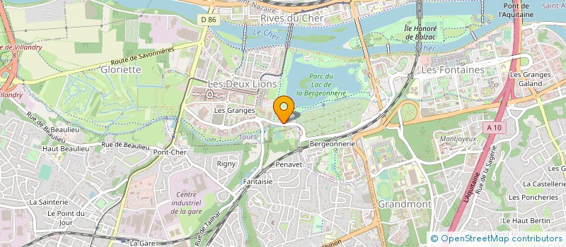 localisation de l'entreprise ASS SPORTIVE ECOLE INGENIEURS DE TOURS  TOURS