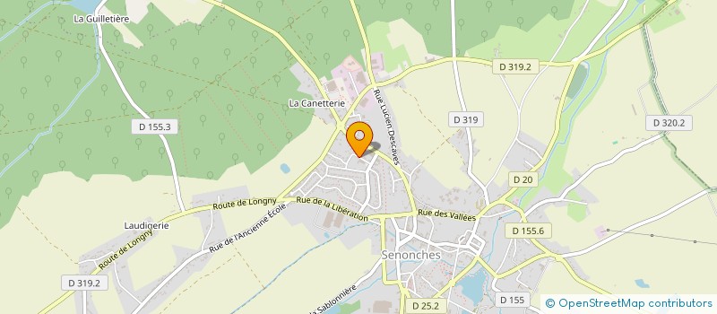 localisation de l'entreprise ASS SPORTIVE ECOLE JACQUES-YVES COUSTEAU à SENONCHES