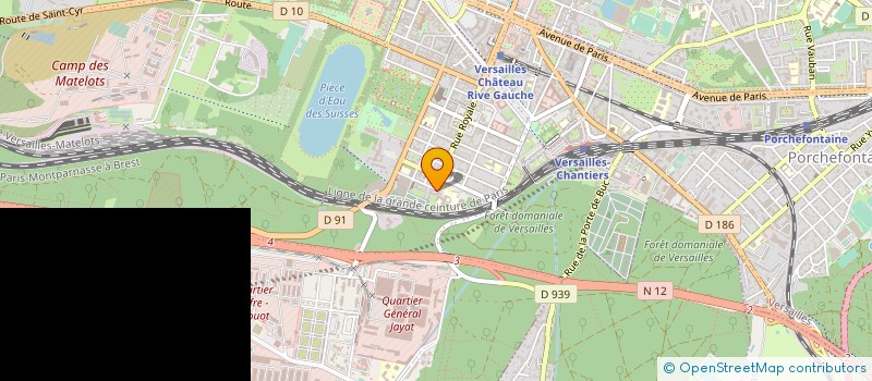 localisation de l'entreprise ASS SPORTIVE ECOLE NOTRE DAME DU GRAND CHAMP à VERSAILLES