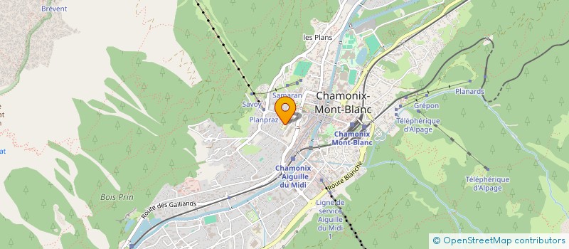 localisation de l'entreprise ASS SPORTIVE ECOLE PRIMAIRE DE CHAMONIX à CHAMONIX-MONT-BLANC
