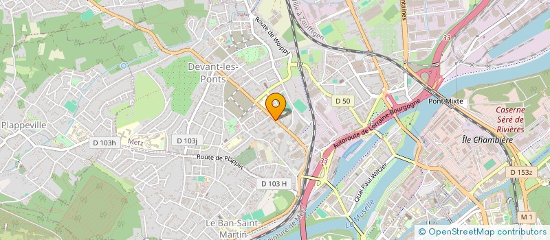 localisation de l'entreprise ASS SPORTIVE ECOLE THIEM LOMG HO  METZ