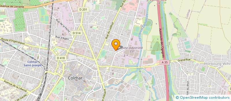 localisation de l'entreprise ASS SPORTIVE ELECTRICITE GAZ SECTION SKI  COLMAR