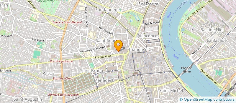 localisation de l'entreprise ASS SPORTIVE ESPERANCE ESCB  BORDEAUX