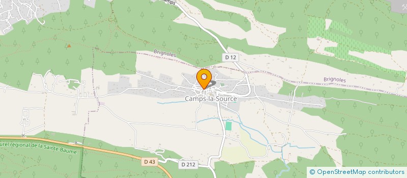 localisation de l'entreprise ASS SPORTIVE ET ARTISTIQUE CAMPSOISE  CAMPS-LA-SOURCE