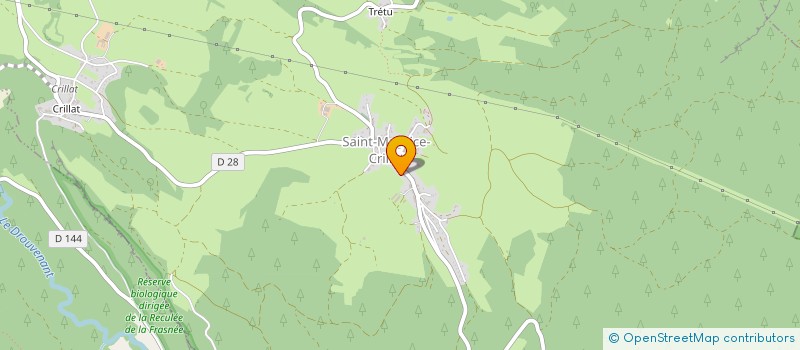 localisation de l'entreprise ASS SPORTIVE ET CULTURELLE DE DOUCIER  DOUCIER