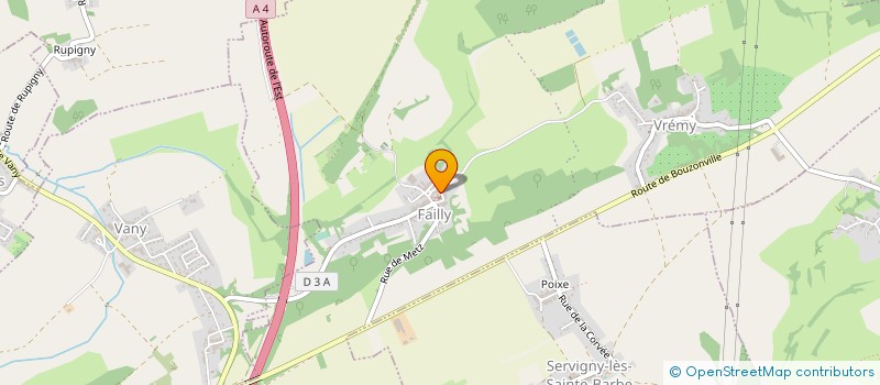 localisation de l'entreprise ASS SPORTIVE ET CULTURELLE DE FAILLY  FAILLY