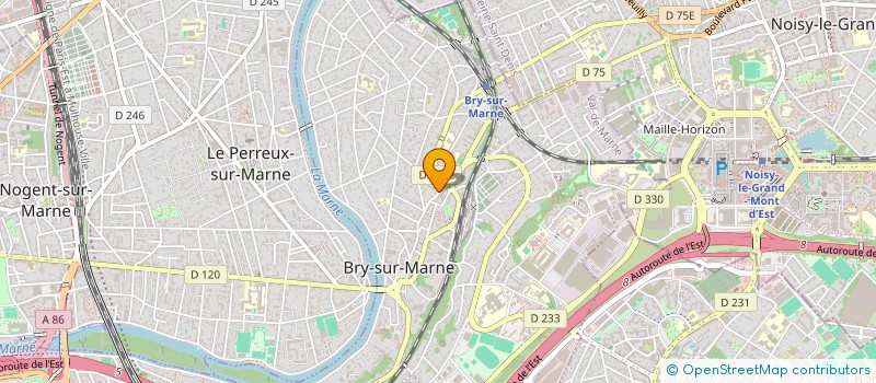 localisation de l'entreprise ASS SPORTIVE ET CULTURELLE DE L INSTITUT ST THOMAS DE VILLENEUVE  BRY SUR MARNE