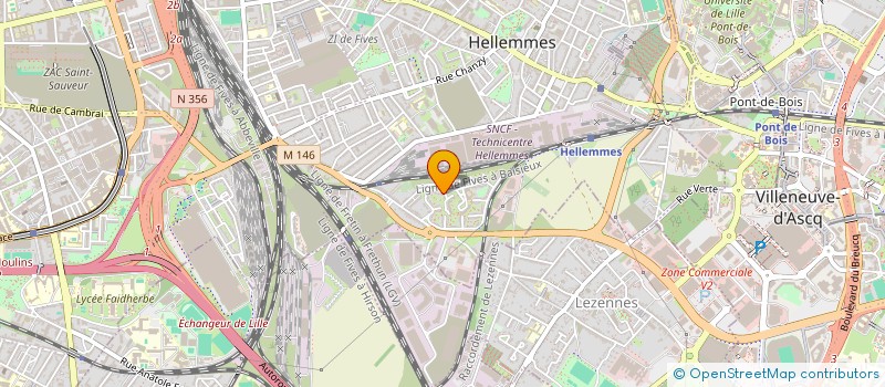 localisation de l'entreprise ASS SPORTIVE ET CULTURELLE DE L UNITE AUTOROUTIERE REGIONALE  LEZENNES